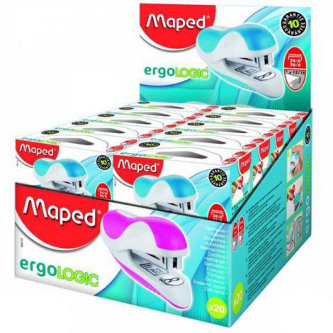 Zszywacz Maped Ergologic Mini Standard, 15 kartek, 3 kolory - 2
